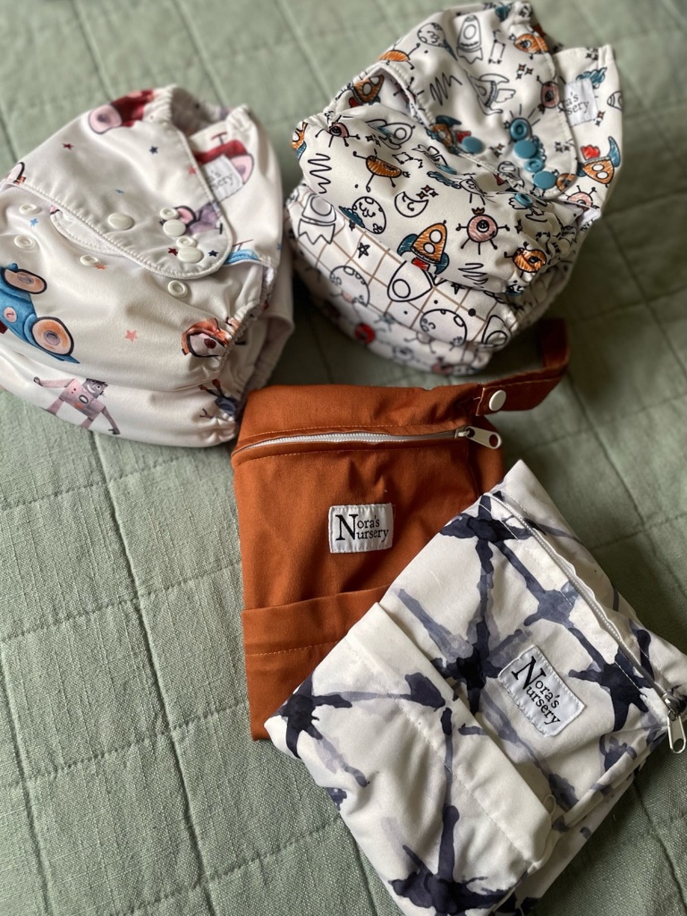 NORA’S NURSERY cloth pocket diapers